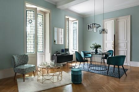 Krzesło Marlo niebieskie