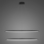 Lampa Ledowe Okręgi No.2 120cm 4k czarna 