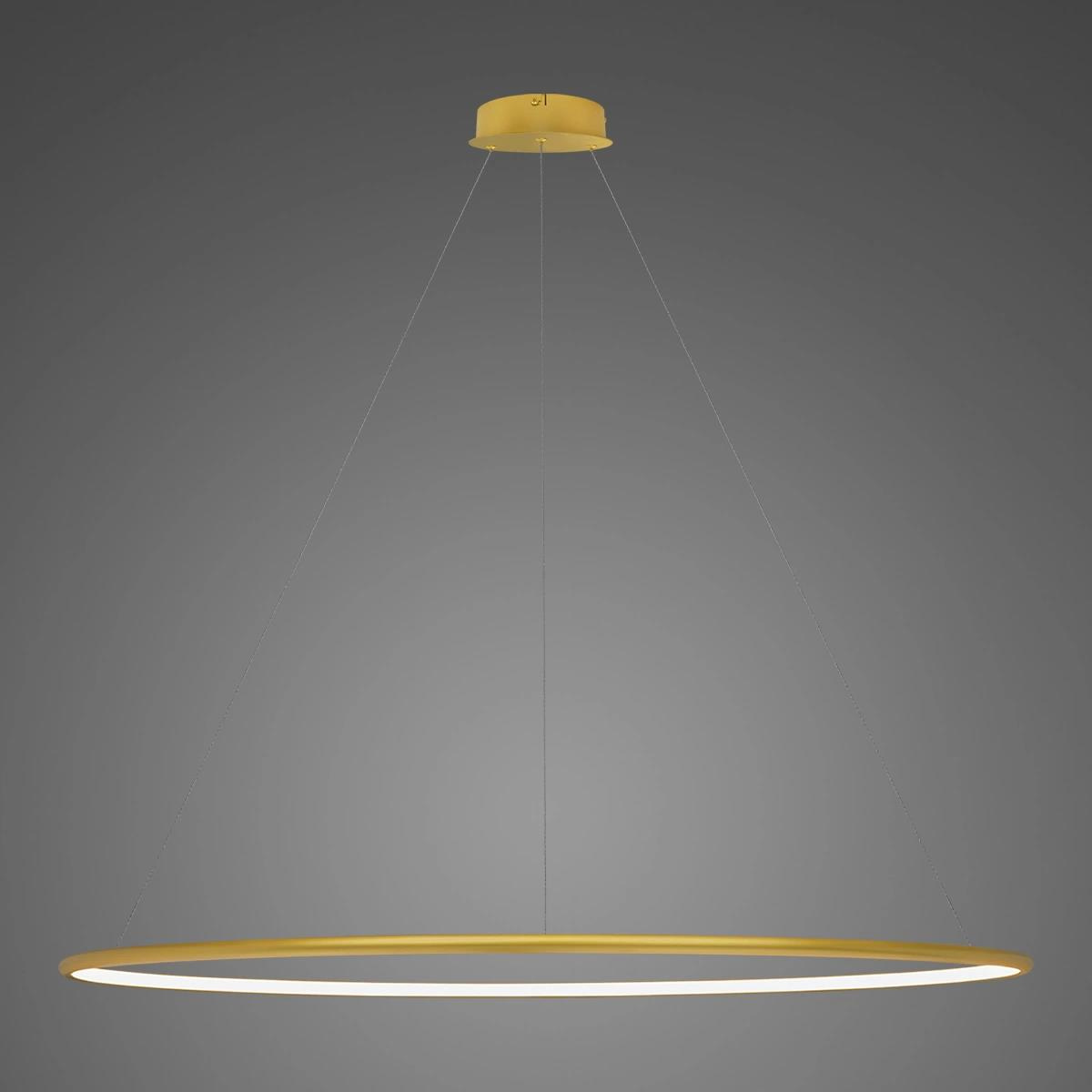 LED-Hängeleuchte Ledowe Okręgi No.1 150cm 3k gold Dali – Gesamtansicht