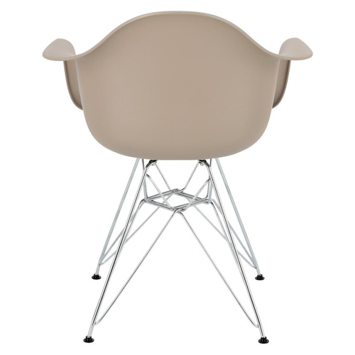 Krzesło P018 PP milde grey, chrom nogi HF