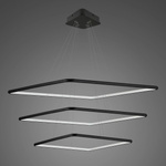 Lampa wisząca Ledowe Kwadraty No.3 4k black 