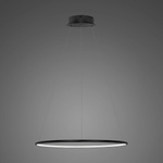 Lampa wisząca Ledowe Okręgi No.1 40cm3k czarna 