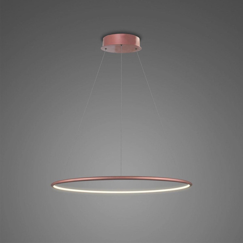 Lampa wisząca Ledowe Okręgi No.1 40cm 3k różowo złota 