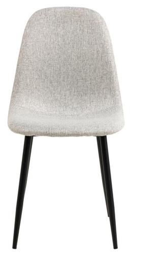 Krzesło Celia szare jasne/ czarne