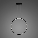 Lampa wisząca Ledowe Okręgi No.1 X 80cm 3k czarna Dali