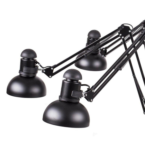 Lampa wisząca SPIDER-9 czarna 65 - 215 cm