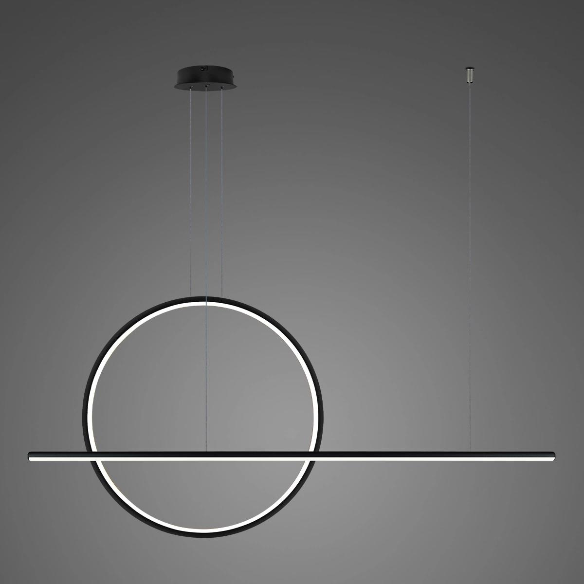 Lampa wisząca Linea No.2 B 80cm czarna 4k Dali