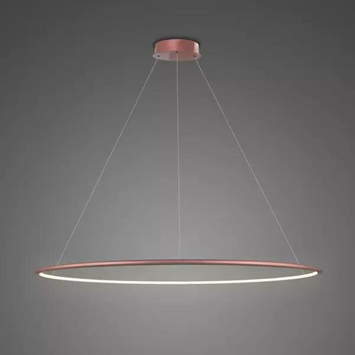 Lampa wisząca Ledowe Okręgi No.1 100cm 3k Różowe Złoto ściemnialna