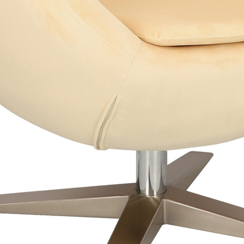 Fotel Jajo Velvet beżowy