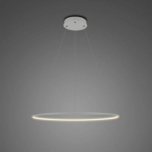 Lampa wisząca Ledowe Okręgi No.1 40cm 3k srebrna Dali