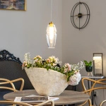  Lampa wisząca - Opal transparentny