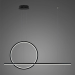 Lampa wisząca Linea No.2 100 40cm czarna 3k 