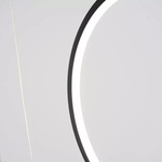 : Lampa wisząca Ledowe Okręgi no. 8 czarna 180 cm in 2700k Dali