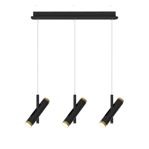 Lampa wisząca Lunette No.4 czarna 