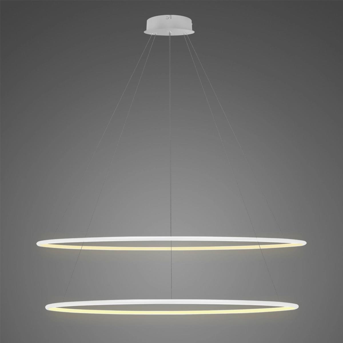LED-Leuchte Kreise No.2 120cm 3k weiß Dali – Seitenansicht
