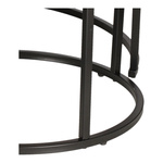 Zestaw 2 stolików Ruth naturalne/czarne