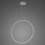 Lampa wisząca Ledowe Okręgi No.1 X 100cm 3k srebrny Dali