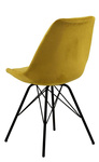 Krzesło Eris Sztruks Żółte