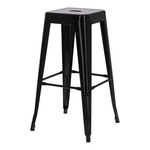 Hoker Paris 75cm. czarny insp. Tolix