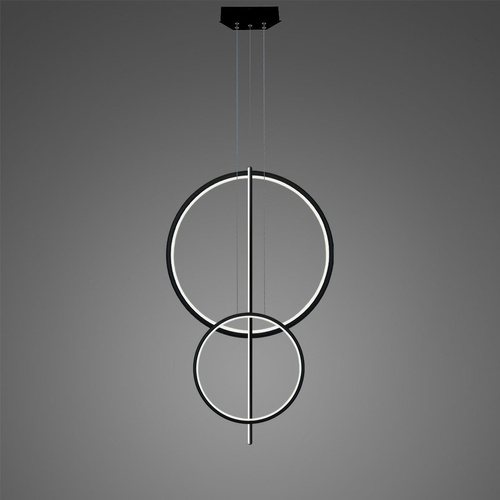 Lampa wisząca Linea No.5 60/40cm czarna 3k 