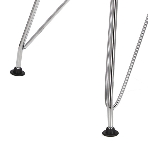 Krzesło P016 PP czerwone, chromowane nogi