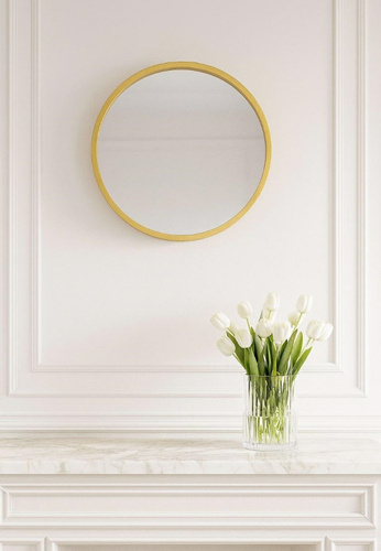 Lustro Afiya 30 cm złote