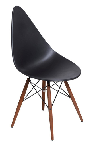 Krzesło Rush DSW czarne/dark