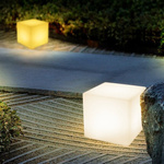 Lampa ogrodowa kostka CUBIC LED M RGBW 16 kolorów 35 cm