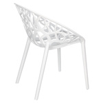 Krzesło Coral White Glossy