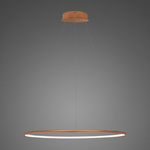 Lampa wisząca Ledowe Okręgi No.1 60cm 3k miedziana 