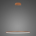 Lampa wisząca Ledowe Okręgi No.1 60cm 3k miedziana