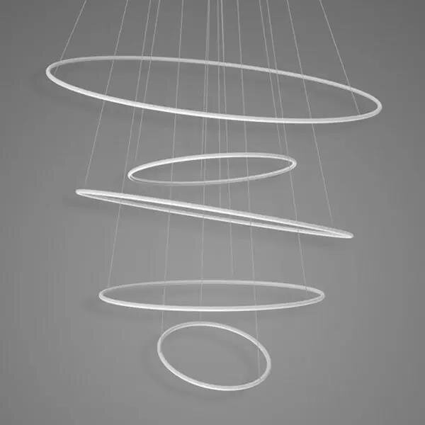 LED-Pendelleuchte Ledowe Okręgi No.5 120cm 4k weiß Dali - Detail