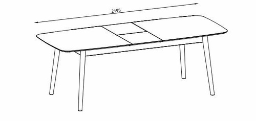Stół Montreux orzech