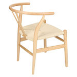 Krzesło Wicker Naturalne Naturalne inspi rowane Wishbone