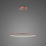 Lampa wisząca Ledowe Okręgi No.1 40cm 3k różowo złota Dali