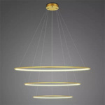 Lampa wisząca Ledowe Okręgi No.3 80cm 3k złota Dali