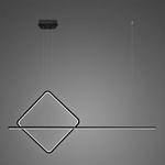 Lampa wisząca Linea No.4 A 40cm czarna 3k ściemnialna 