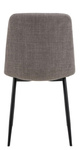 Krzesło Becca szare tkanina Basel 34FR