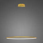 Lampa wisząca Ledowe Okręgi No.1 80cm 4k złota Dali