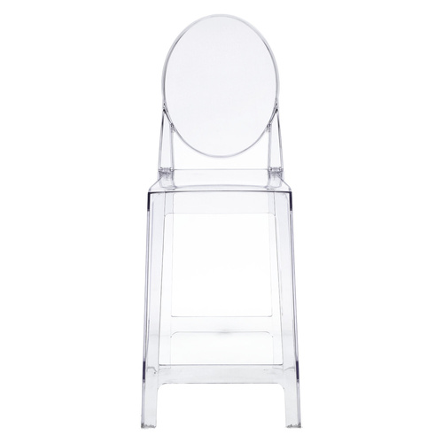 Stołek barowy Viki transparentny