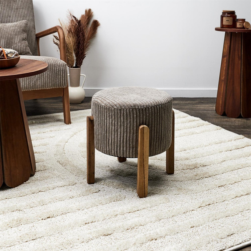 Stołek Scott brązowy sztruksowy