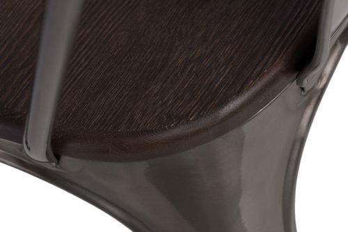 Krzesło Paris Arms Wood metal sosna szcz otkowana