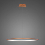 Lampa wisząca Ledowe Okręgi No.1 80cm 4k miedziana