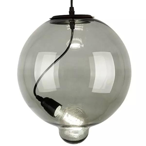 Lampa szklana Modern Glass Bubble smoky 