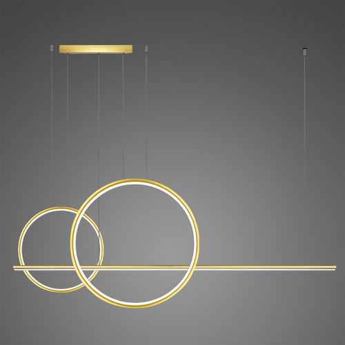Lampa wisząca Linea No.4 60/40cm złota 4k