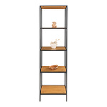Regał Vita wąski 5 półek dąb naturalny