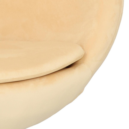 Fotel Jajo Velvet beżowy