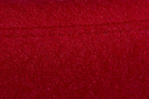 Podnóżek Jajo Soft wełna czerwony JA-2712