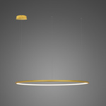 Lampa wisząca Ledowe Okręgi No.1 100cm 3k złota ściemnialna 