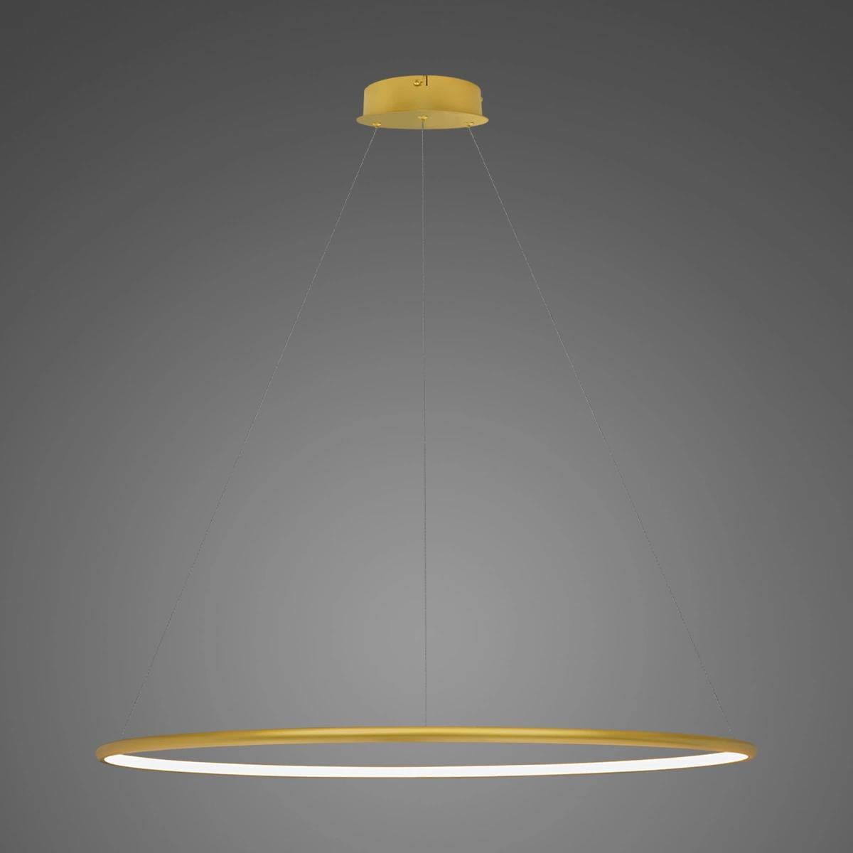 LED-Hängeleuchte Ledowe Okręgi No.1 100cm 3k gold Dali – Gesamtansicht